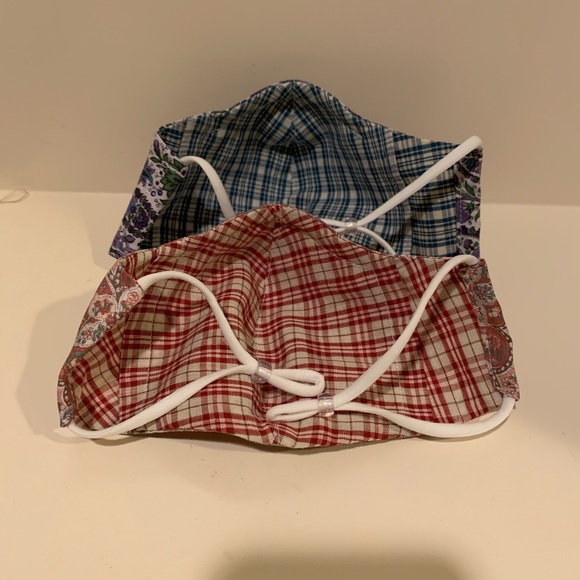 Handmade fabric masks 2PC made in USA 🇺🇸 - Picture 5 of 8